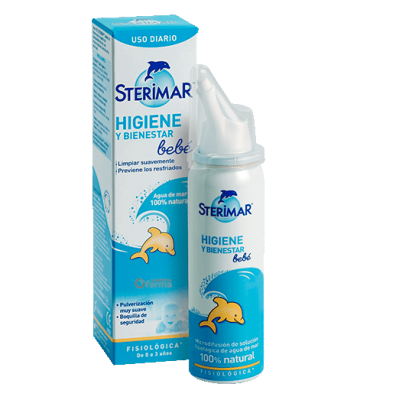 Comprar STERIMAR BEBE HIGIENE Y BIENESTAR AGUA DE MAR 50 ML al mejor precio en NuestraFarma, tu farmacia online