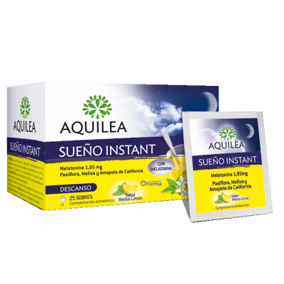 Comprar AQUILEA SUEÑO INSTANT 1,95 MG 25 SOBRES al mejor precio en NuestraFarma, tu farmacia online