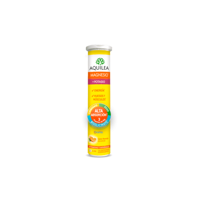Comprar AQUILEA MAGNESIO+ POTASIO 14 COMPRIMIDOS EFERVESCENTES al mejor precio en NuestraFarma, tu farmacia online