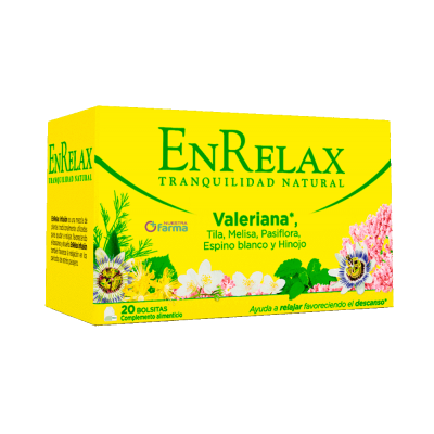 Comprar ENRELAX INFUSION 20 BOLSITAS 1,5 G al mejor precio en NuestraFarma, tu farmacia online