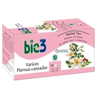 Comprar BIE3 VARICES PIERNAS CANSADAS 25 FILTROS al mejor precio en NuestraFarma, tu farmacia online