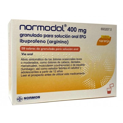 Comprar DIFENADOL RAPID EFG 400 mg 20 SOBRES GRANULADO PARA SOLUCION ORAL al mejor precio en NuestraFarma, tu farmacia online