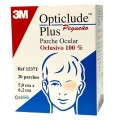 OPTICLUDE PLUS PARCHES OCULARES PEQUEÑO REF 1537T 5 X 6,2 CM 20 UNIDADES