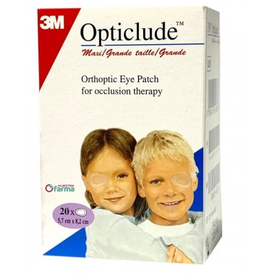 Comprar OPTICLUDE PARCHES OCULARES GRANDE REF 1539/20 5,7 X 8,2 CM 20 UNIDADES al mejor precio en NuestraFarma, tu farmacia online