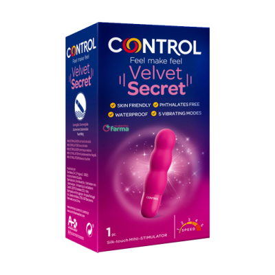 Comprar CONTROL VELVET SECRET ESTIMULADOR MINI al mejor precio en NuestraFarma, tu farmacia online