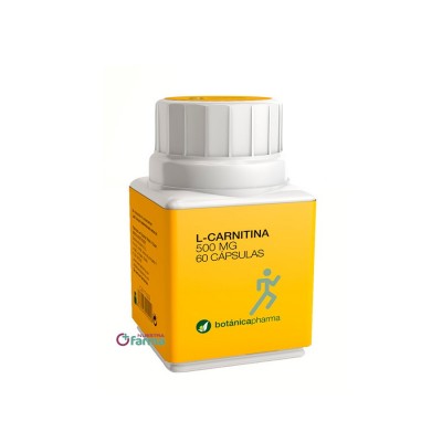 Comprar BOTANICAPHARMA L- CARNITINA 500 MG 60 CAPSULAS al mejor precio en NuestraFarma, tu farmacia online