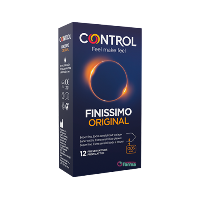 Comprar CONTROL FINISSIMO 12 PRESERVATIVOS + CONTROL 3 UNIDADES GRATIS al mejor precio en NuestraFarma, tu farmacia online