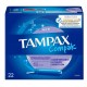 TAMPAX COMPAK LITES 24 TAMPONES