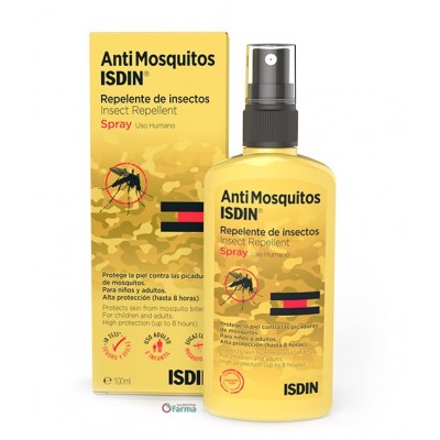 Comprar ISDIN ANTIMOSQUITOS SPRAY 100 ML al mejor precio en NuestraFarma, tu farmacia online