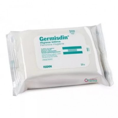 Comprar ISDIN GERMISDIN TOALLITAS HIGIENE INTIMA 20 UNIDADES al mejor precio en NuestraFarma, tu farmacia online
