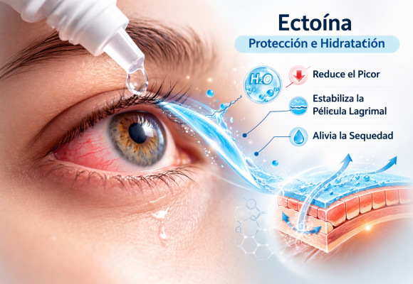 Ectoína para los ojos: el mejor colirio natural para alergia ocular y ojo seco