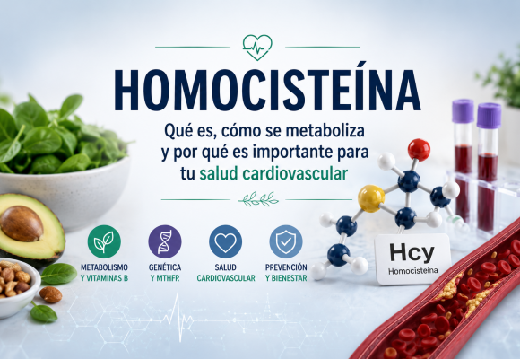 Homocisteína: qué es, cómo se metaboliza y qué papel tienen la vitamina B12, la vitamina B6 y el ácido fólico